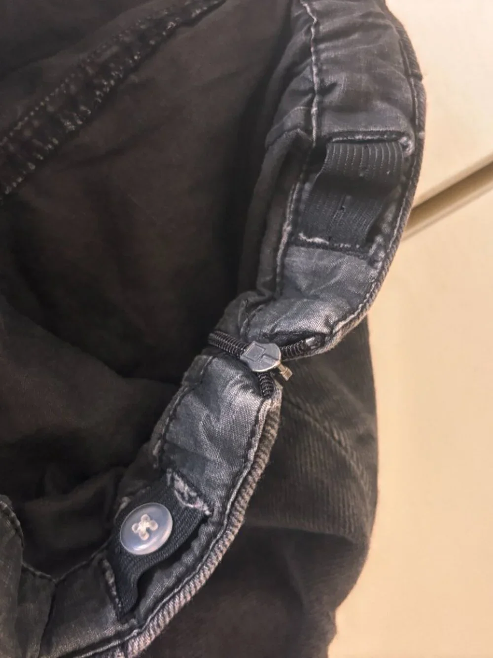 Zara black denim